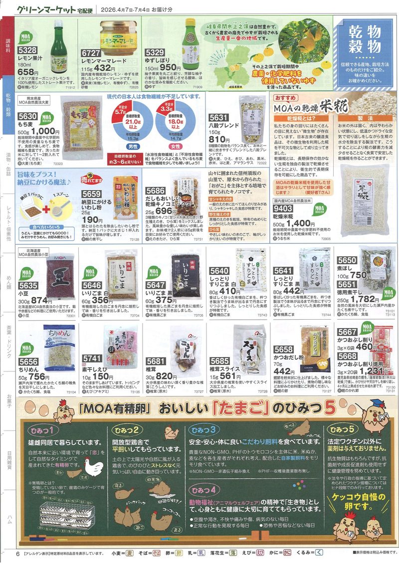 カタログ6ページ目
